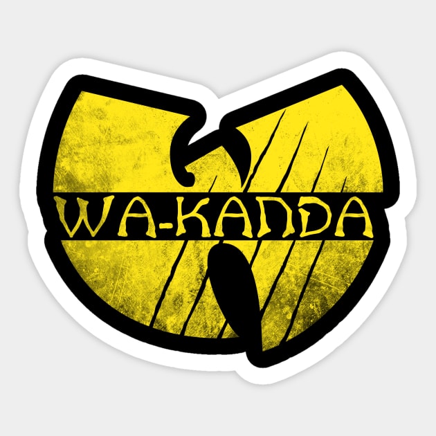 Wa-kanda Yellow Original Sticker by pigboom